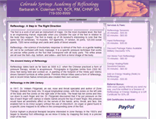 Tablet Screenshot of csreflexology.com